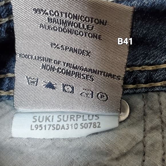 Silver Suki Retro Jeans Bootcut Y2k Embellished Pockets Sz 32/30 Denim Mid Rise - Picture 6 of 6